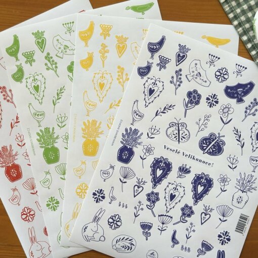 Samolepky Veselé Velikonoce